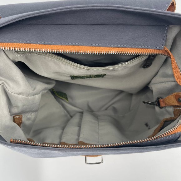 TSD Blue Leather Backpack | Made in the USA main image 4